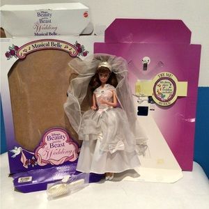 Disney Musical Belle Beauty and the Beast Wedding Doll